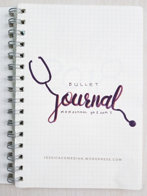 New year. New semester. New bullet journal.