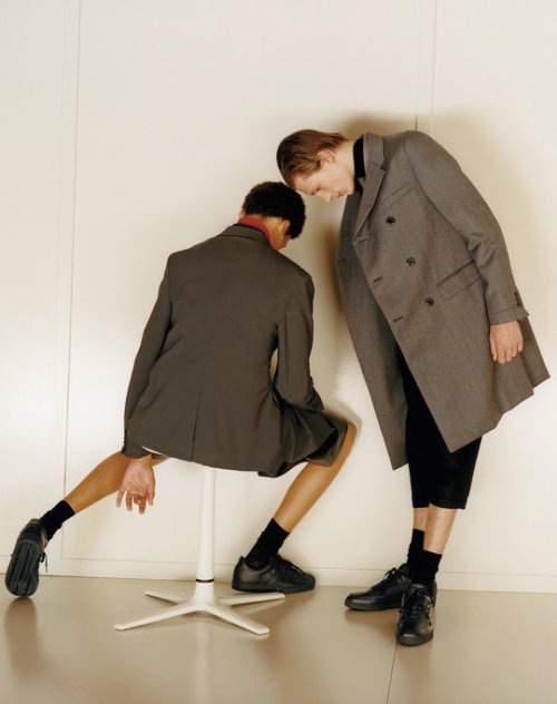 justdropithere:  Sol Goss & Finnlay Davis by Colin Dodgson - T Magazine 