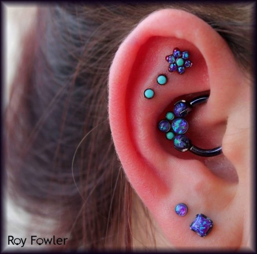 Here’s a #flashbackfriday of a ear I got to curate ! Come see me at @studio_seven_piercing and