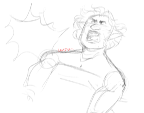 leafyns: ough doods bonus some redraws from some old panels from chapter 1 and two!!