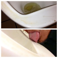 tomcs128:  Let me at that fucking filthy urinal!  I’ll leave with the porcelain shining and all those dick hairs from all those men, rolling around in my mouth!  Oh yeah… sfcanative:  Anyone else want to help me clean this public restroom ? Fukin