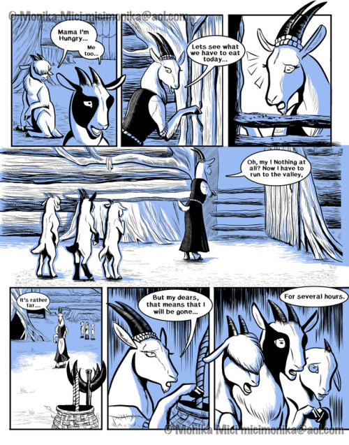 This is my thesis comic inspired by a Romanian fairy tale, my grandma use to tell me a similar story