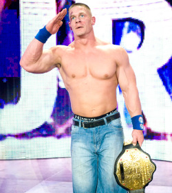 fishbulbsuplex:  World Heavyweight Champion John Cena