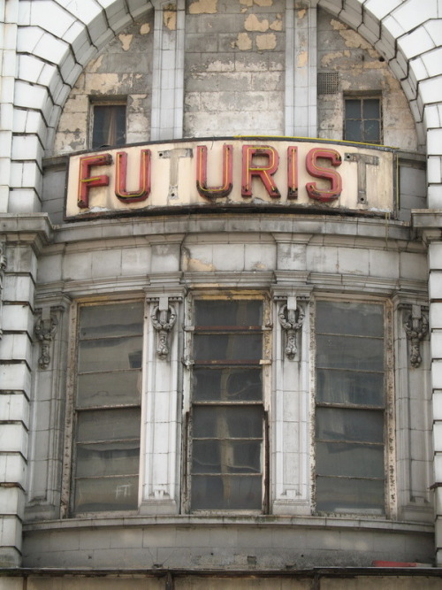 thekingintheinnernorth:Futurist Cinema, Liverpool. Opened 1912, demolished August 2016.