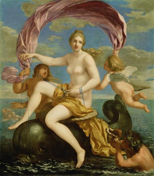 Charles Alphonse Dufresnoy (French; 1611–1668)Le Triomphe de Galathée = The Triumph of Galatea Oil o