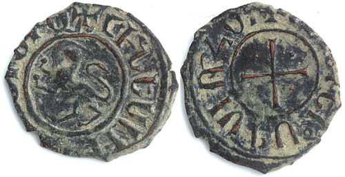 armenianhighland:Coin from the Armenian Kingdom of CiliciaIsabella, Queen of Armenia era, 1219–1252 