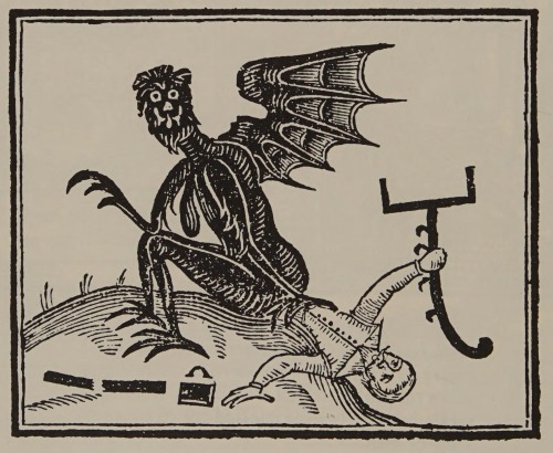 Round-head devil from an anti-Puritan pamphlet, 1642