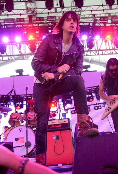 julescasablancas:INDIO, CA - APRIL 12: Singer Julian Casablancas performs onstage during day 2 of th