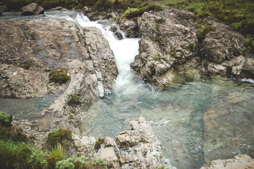 The Fairy Pools on the Isle of Skye, Scotland. Three First Names