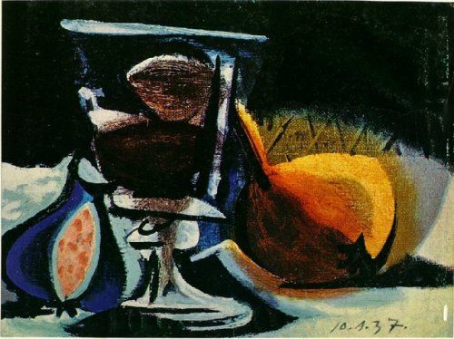 artist-picasso:  Untitled, 1937, Pablo PicassoMedium: oil,canvashttps://www.wikiart.org/en/pablo-picasso/untitled-1937-1