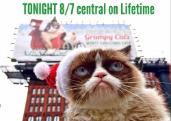 realgrumpycat:
“ TONIGHT EVERYTHING CHANGES.
For the worse.
#WorstChristmasEver Premiere’s on @lifetimetv 8/7central #GrumpySaturday http://t.co/g9VCza5S9A
”