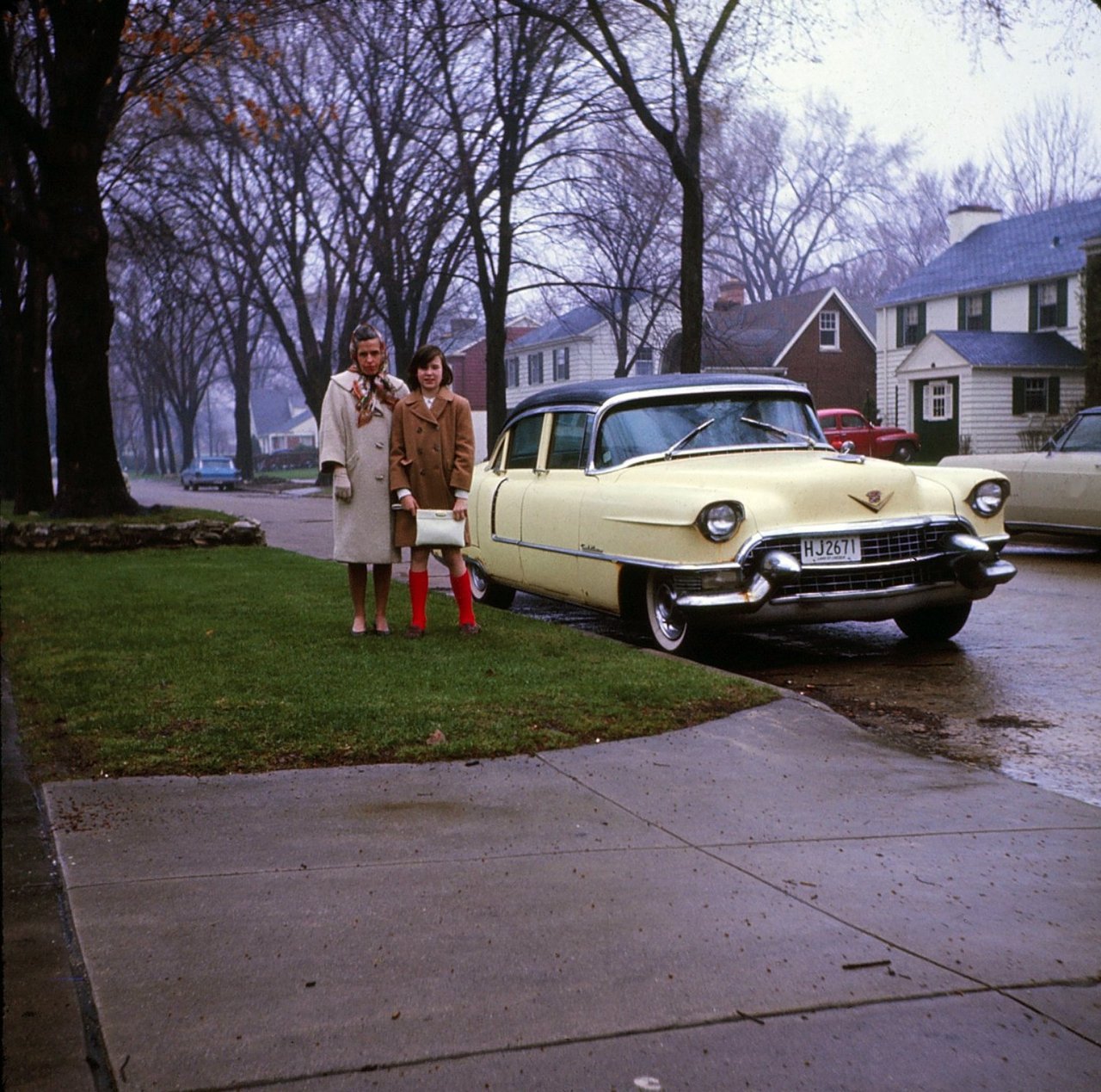 solo-vintage:  Out With The Old….In With The New Wilmette, Illinois Fall 1964 &amp;