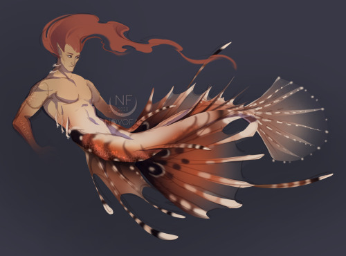Concept I tried to conjure up last year but couldn’t wrap my head around. Mer!Malzaka AU (Altmerman?