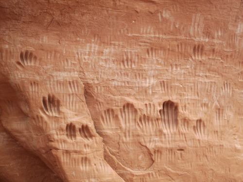 mysticplaces:Handprints in Indian Cave | Kodachrome Basin State Park, UTphotography by Jerry Ray