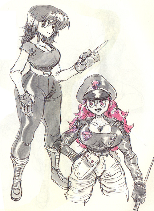 blackyjunkgallery:  Not really interesting sketches, but this past few weeks/months,