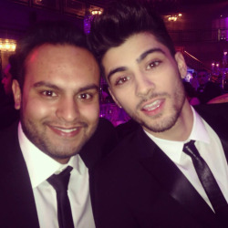 harrystylesdaily:  @KatiyaHaroon: Great meeting @zaynmalik last night at @TheAsianAwards! 