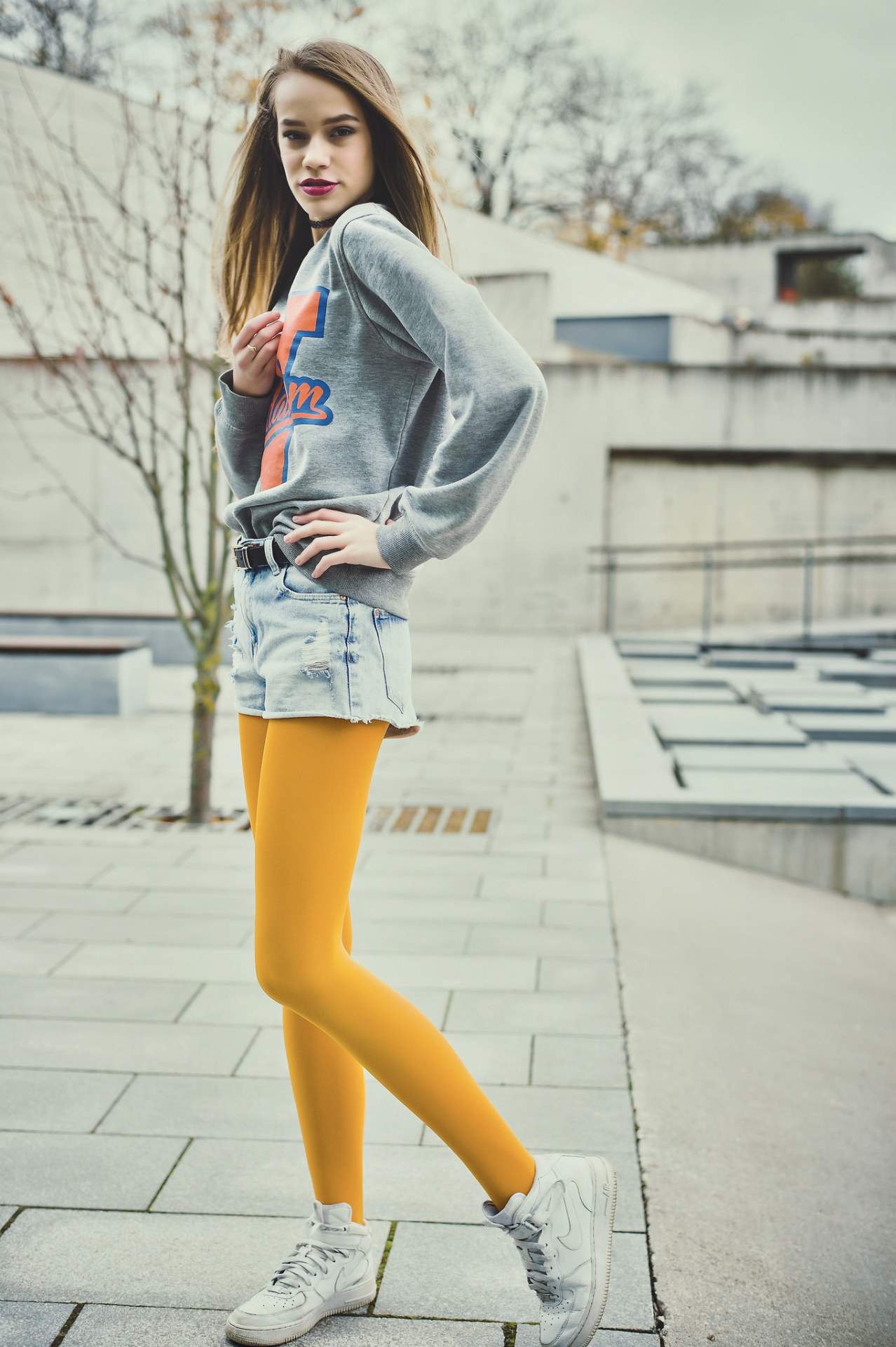Spring, Summer, Autumn, Winter. Tights every day. 