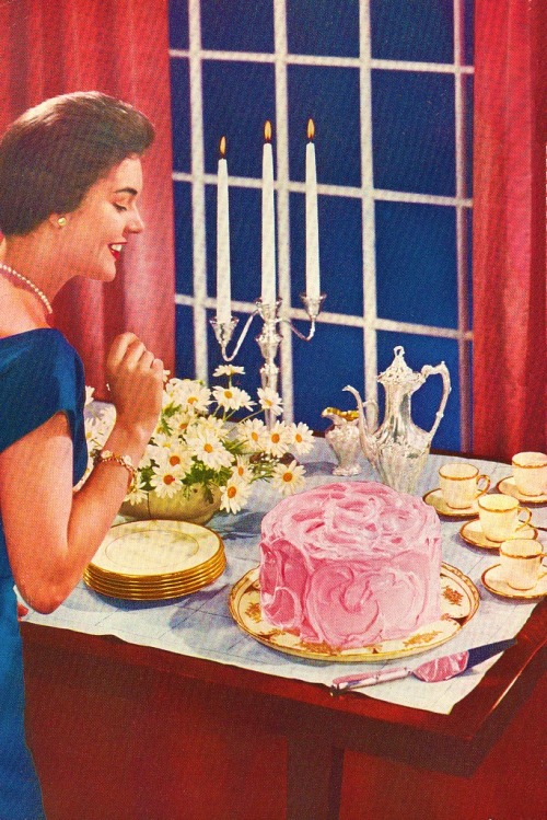 A Lady…a Cake, c. 1950s.