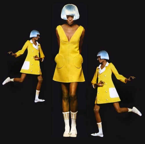 thegoldenyearz:Diana Ross in André Courrèges, 1966