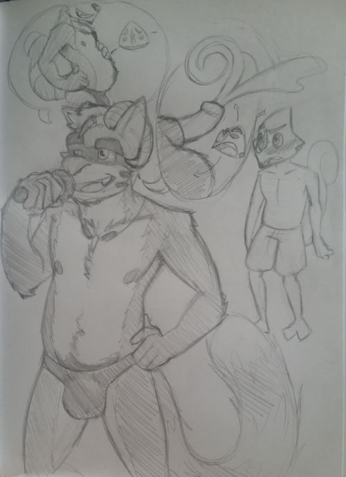 Sorry for the sketchy quality. Was RPing with a friend over on FA (My dude is the chameleon in the b