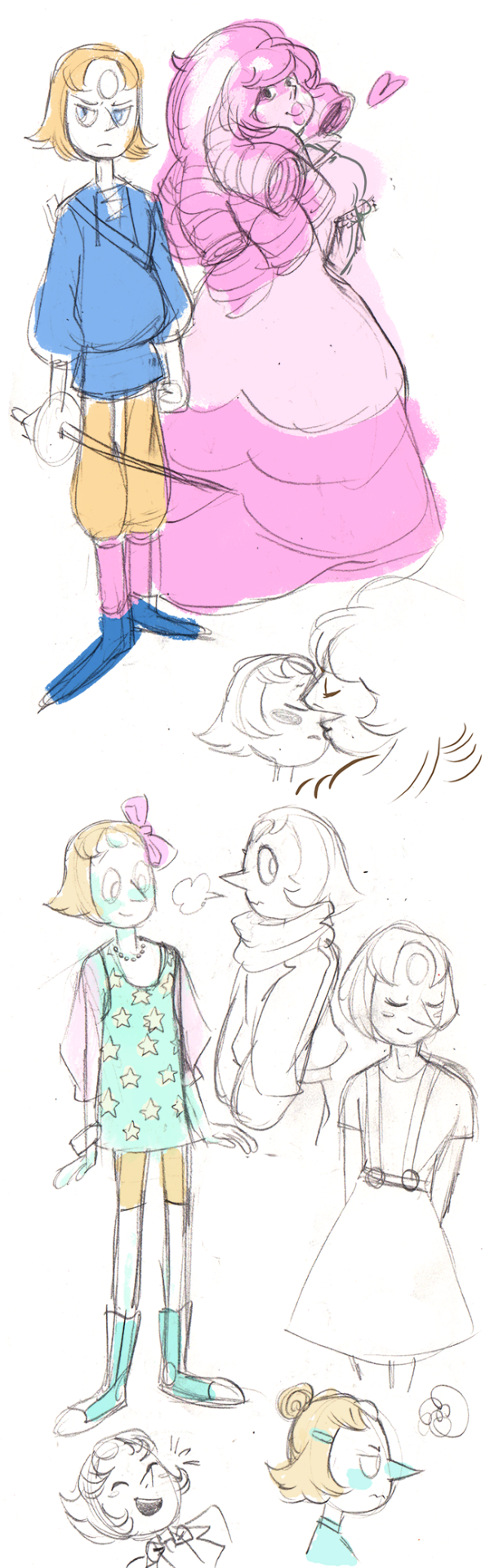 three-legged-cow:  Some Pearl Doodles 