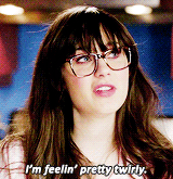 jess-miller:  get to know me meme: [1/8] female characters ✴ jessica day   &ldquo;My