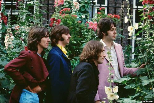 quadrophenicdream:  Favorite Photosession (5/??): The Beatles, Mad Day Out in St.Pancras photoshoot.