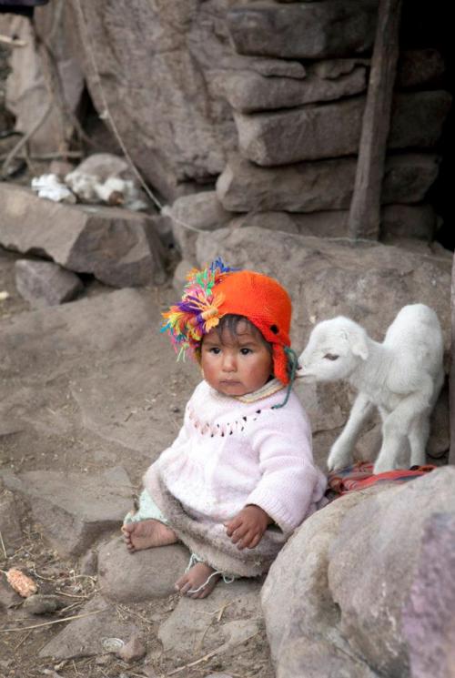 katinahouvouras:  Daniela and her 2 day old goat 