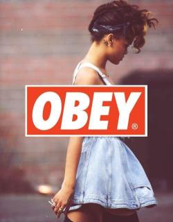 hollaa-alexys:  Obey | via Facebook on @weheartit.com