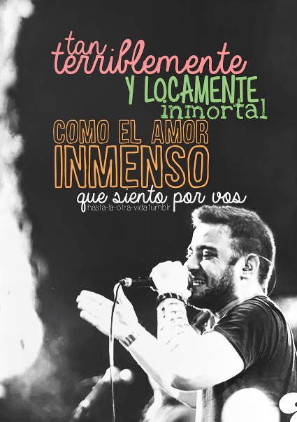 hasta-la-otra-vida:  [Clickeáme♥]   Hay muchas cosas que me hacen pensar en ti, El brillo de tus ojos en mi sueños… Las ganas de ser de tu corazón, el único dueño. Y esa alegría que cuando te fuiste perdí.La que me viene cuando me abrazas.