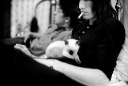 jd-morrison:  Roger Waters with a kitty 