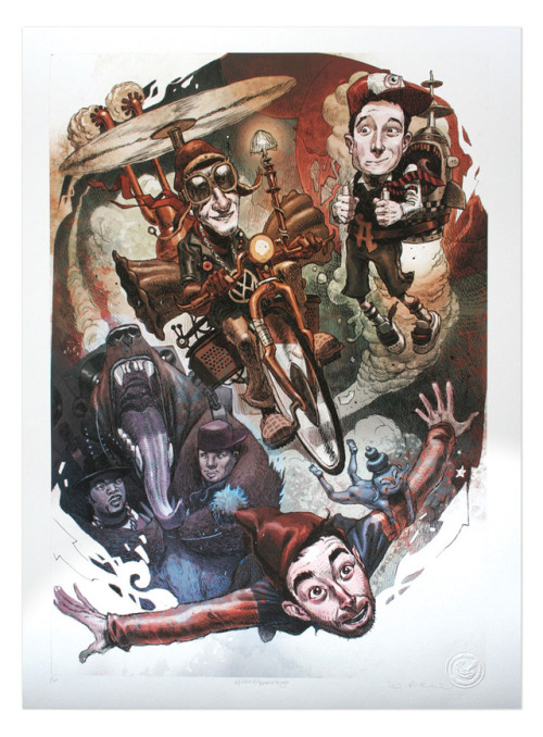 Egostrip by Dan LishThis Beastie Boys print measuring 56cm x 42cm (A2), printed on 250msg high quali