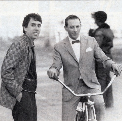 mollyboth:  Tim Burton on the set
