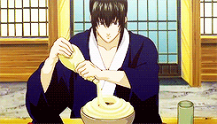 notthepajamas: GINTAMA: favourite relationships → [Hijikata + Mayonnaise]↳ H: Don’t you know that a sophisticated palate requires contrasting flavors to bring out a dish’s       distinctions? Adding salt or tartness brings out the original