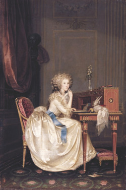 Portrait of the Princesse de Lamballe (in