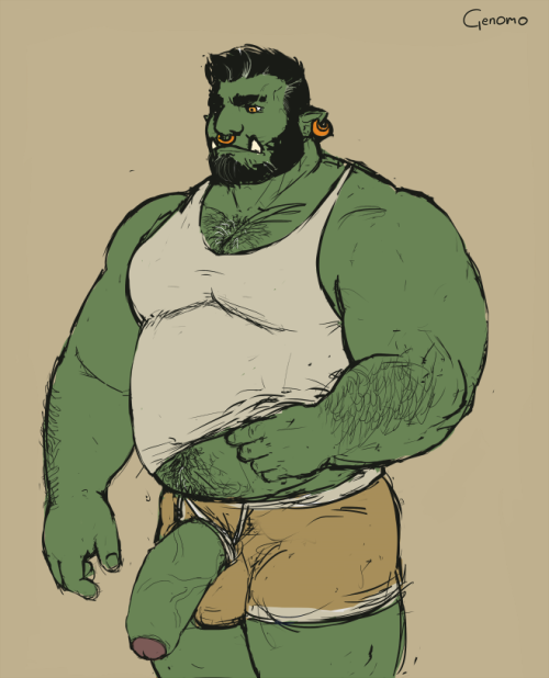 bearthug:  genomodrawscocks:  Mornin’ boy.Open up.  Yes Sir.