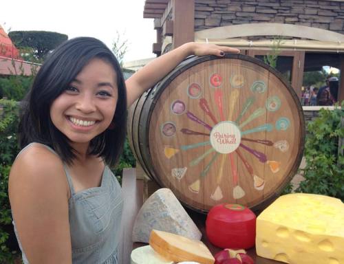 The wine&cheese pairing wheel I designed is up now in Epcot’s Food and Wine Festival! Frea