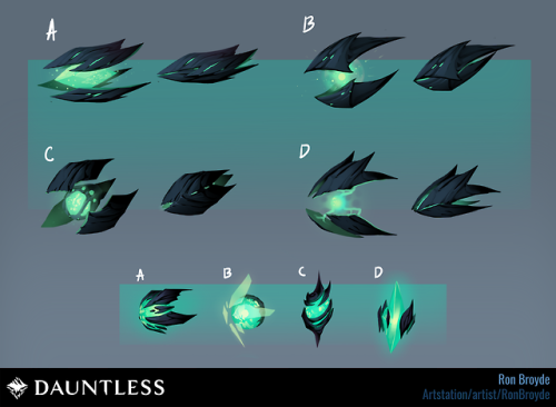 Here’s some concept work I did for Dauntless