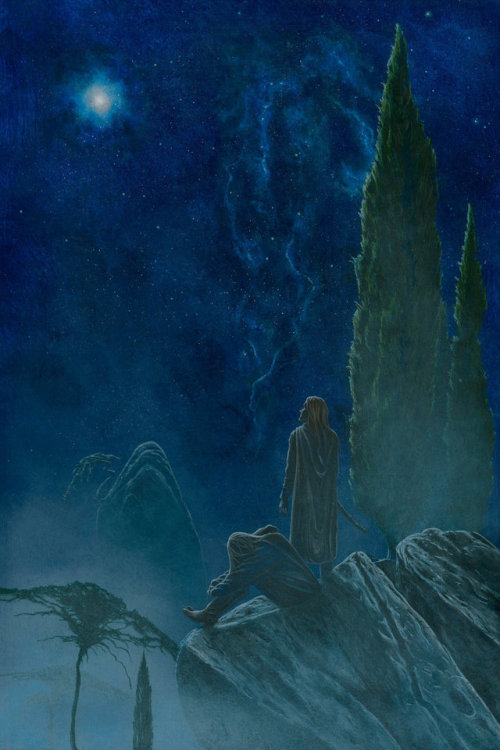 eldamaranquendi:Maedhros and Maglor See the Silmaril Rise by KipRasmussen