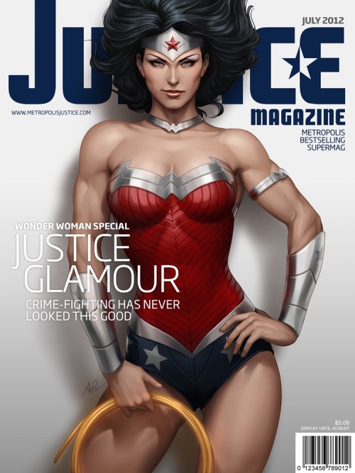 sephira4sereinia:  Justice Magazine: The Wondrous Women of the DC Universe by Artgerm