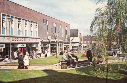 Bedworth town centre, 1960s