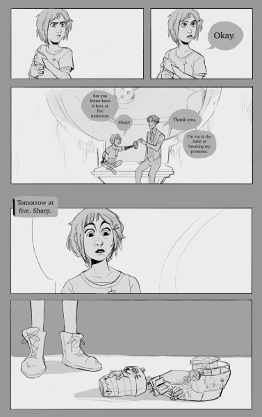 pherre:au where viktor and powder somehow met during act 1. idk i just want them