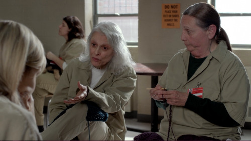 juststitched:Spotted! Some more crochet goodness in Orange is the New Black!If you missed the other 