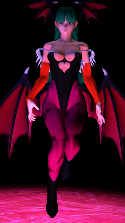 vgf-sfm:  Quick Morrigan Pic I did just for fun. She was one of my favorite characters to use in Marvel Vs Capcom 3. Was kinda lazy to do the rest of the Miranda, jill & Leon request since I started a new semester of college yesterday. I work mornings