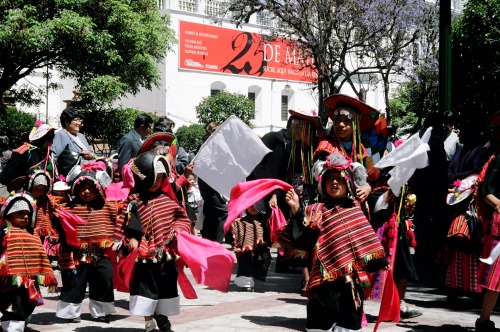 21 September, 1st Day of Spring! Children&rsquo;s Parade, Sucre, Bolivia, 2006.The first day of Spri