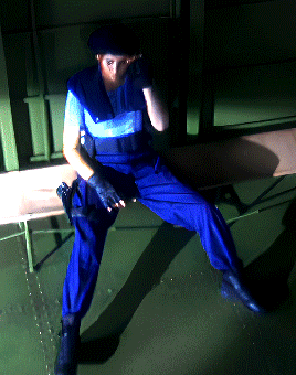 Inezh as Jill Valentine (Live-action actress from Resident Evil