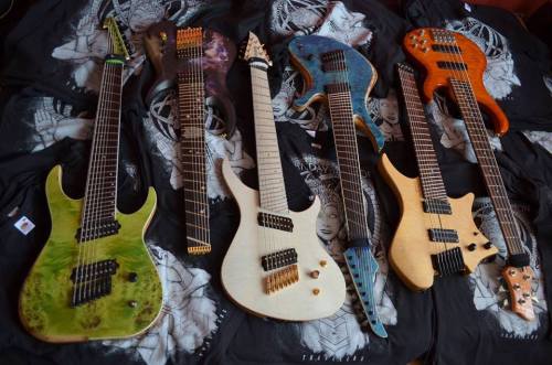 Holy mother of fuck I see there Skervesens, a Strandberg and maybe an Etherial. And I’ve got n