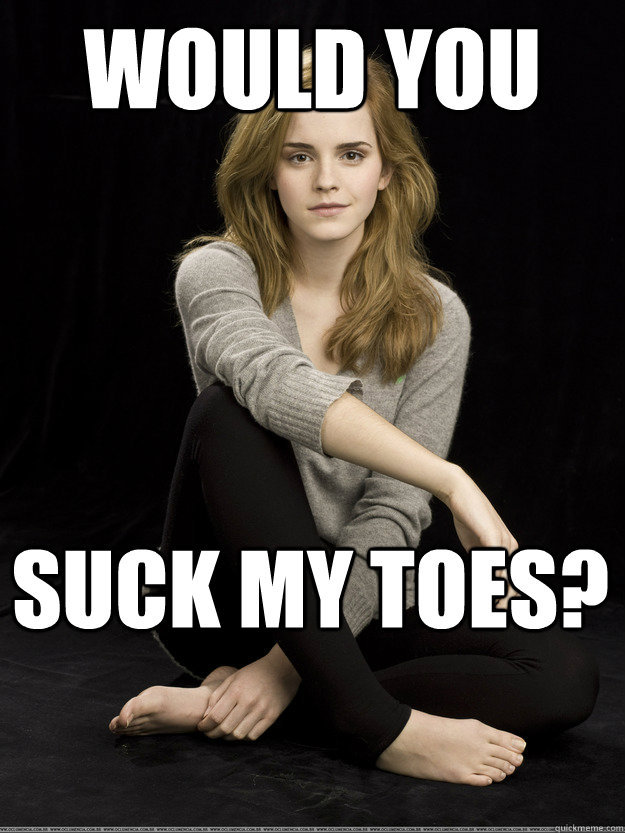 Emma watson toes