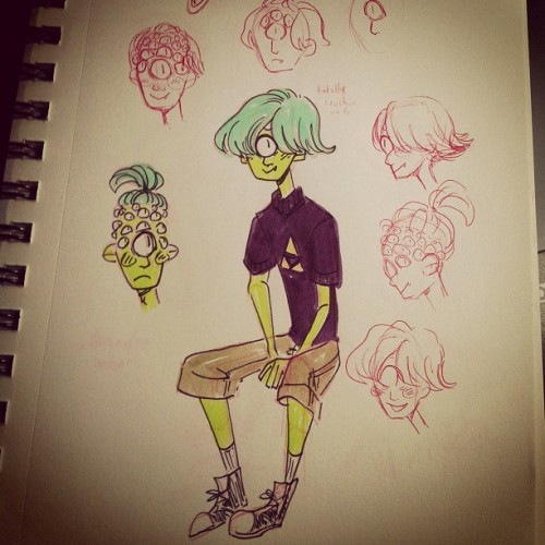 isthatwhatyoumint: monster pop! sketchbook doodles from today! mostly designing some new background 