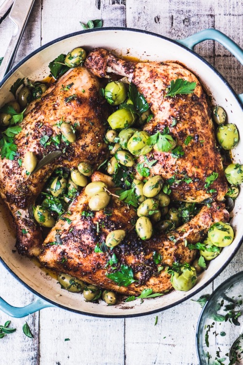 Chicken with Cracked Olives Get the recipe